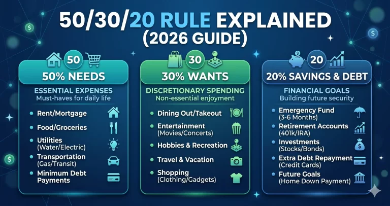 50 30 20 rule explained beginner guide