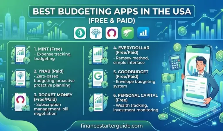 Best Budgeting Apps in the USA (Free & Paid) 2026 Guide
