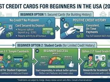 best credit cards for beginners USA 2026 guide