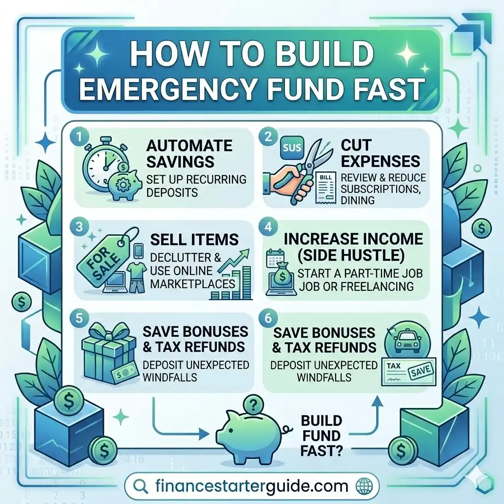 build emergency fund fast plan