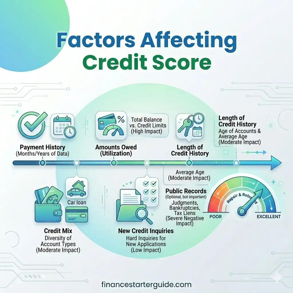 factors affecting credit score improvement speed