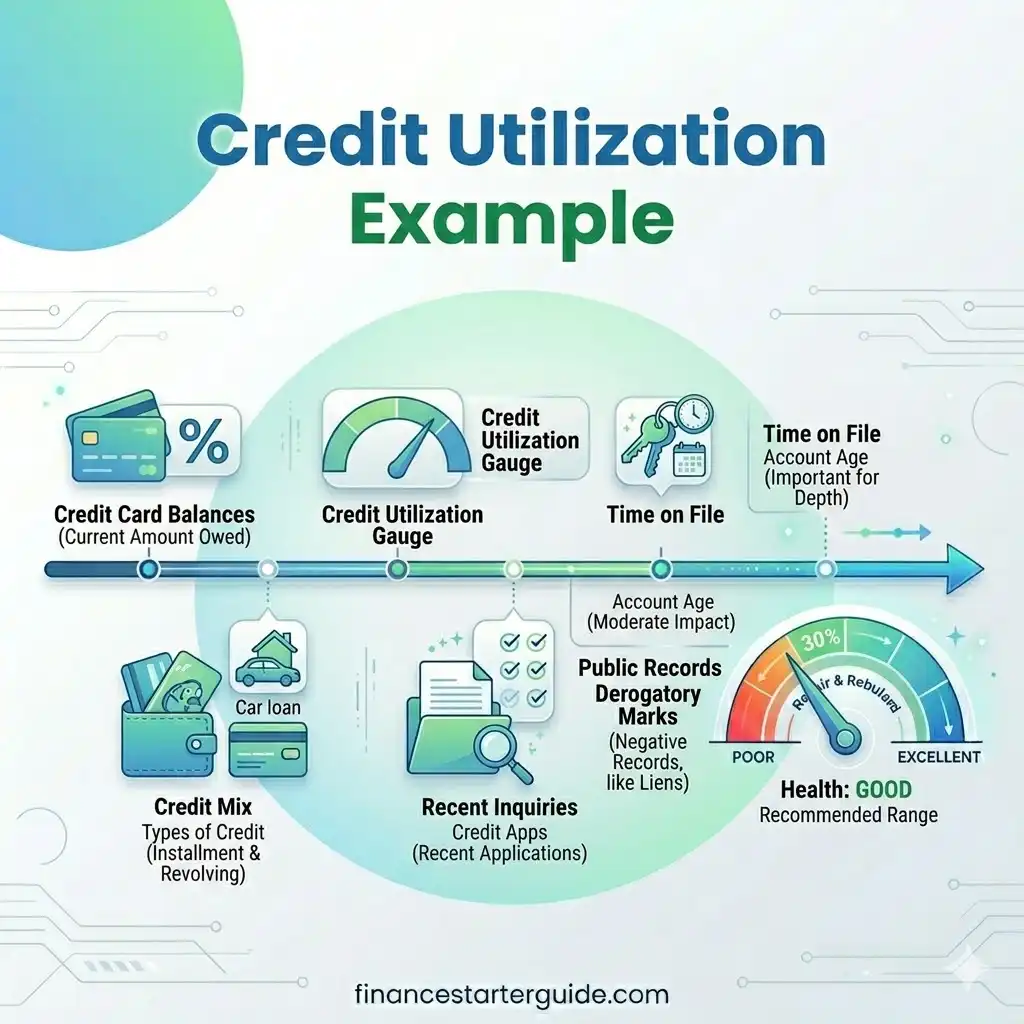 credit utilization example improve score