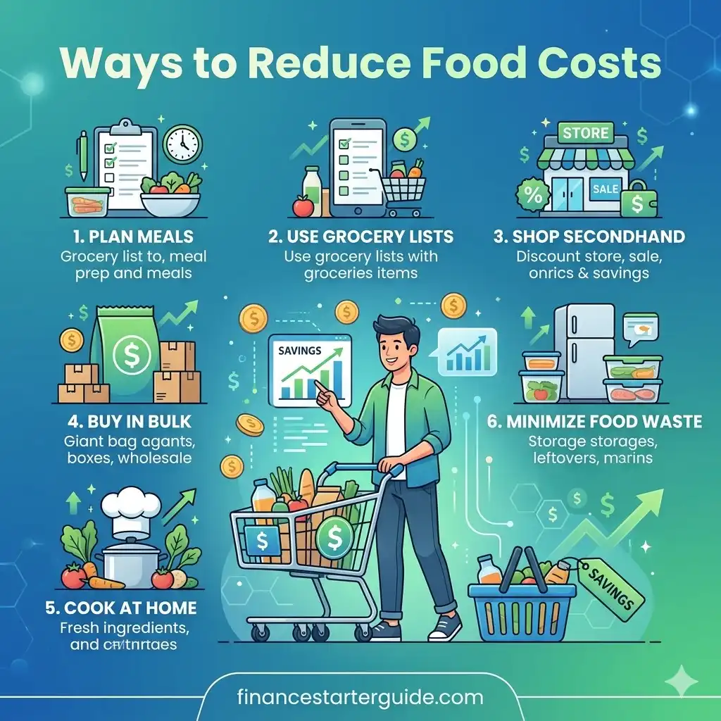 ways to reduce food costs in the USA