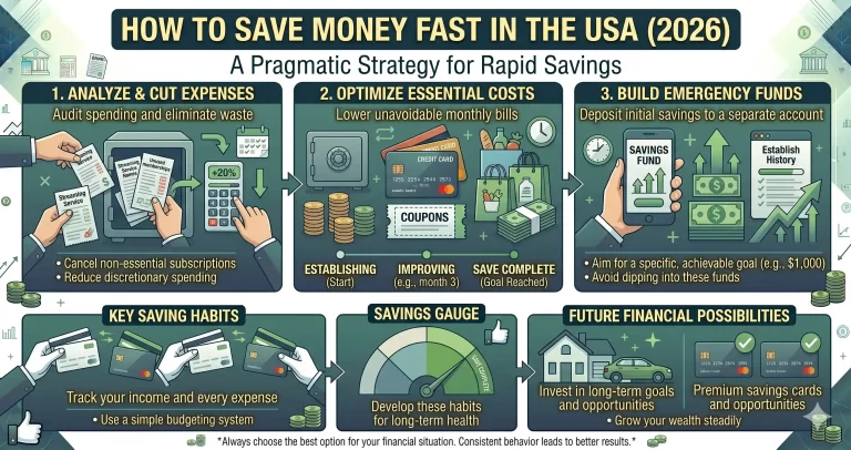 how to save money fast in the USA guide