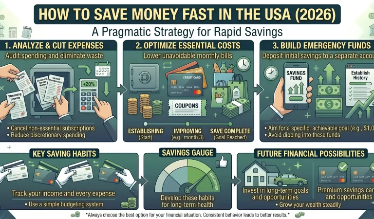 How to Save Money Fast in the USA (Proven Strategies That Actually Work in 2026)