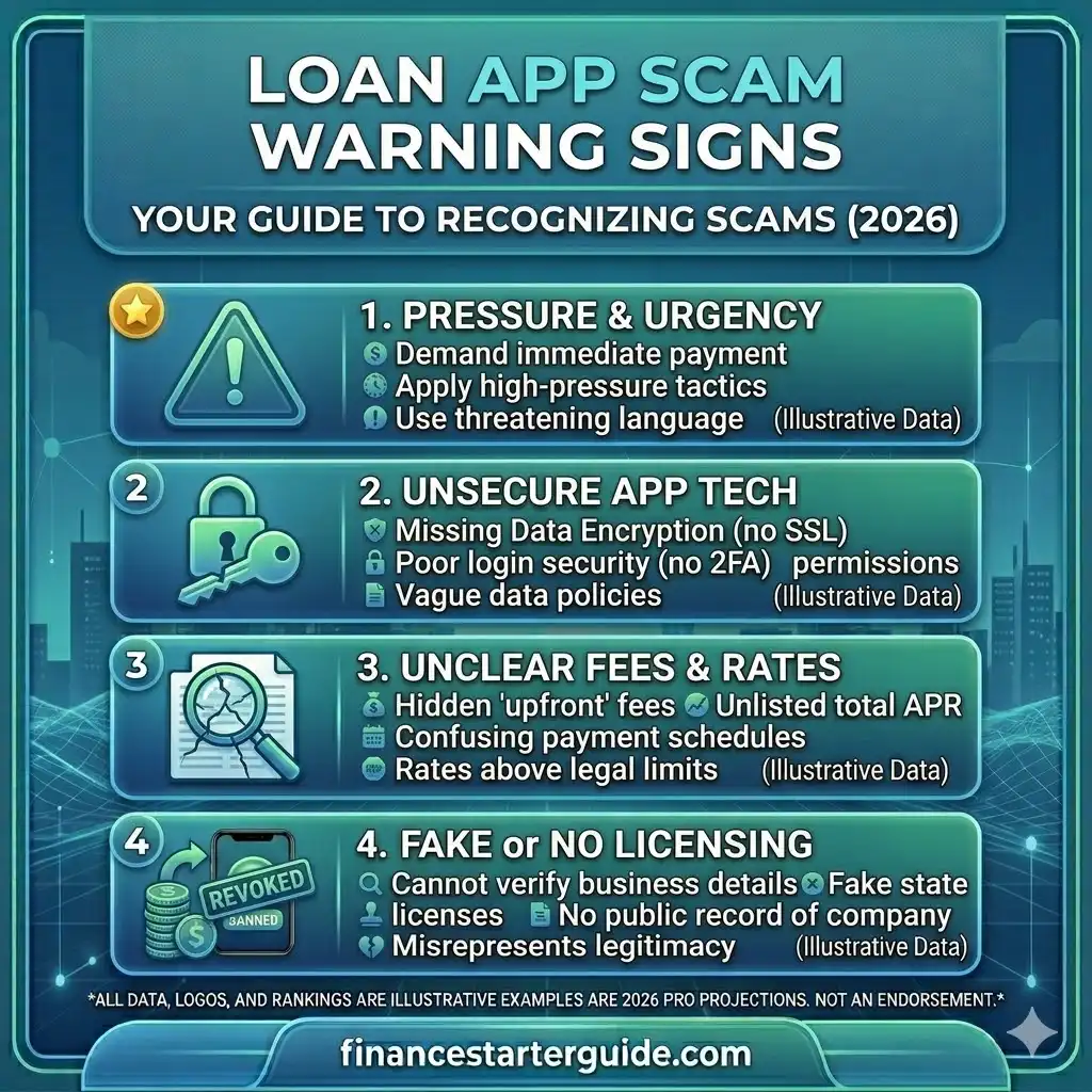 loan app scam warning signs