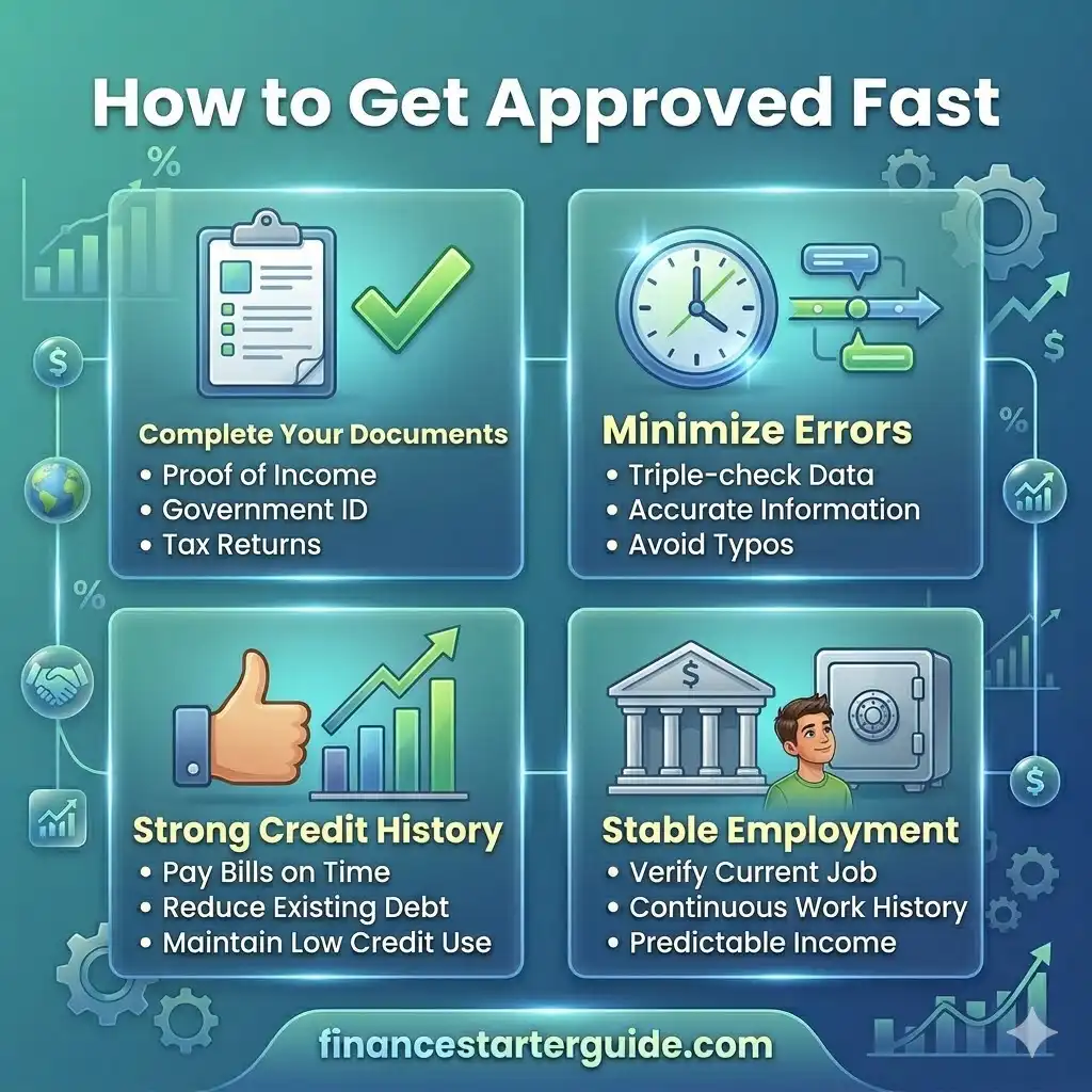 personal loan approval steps