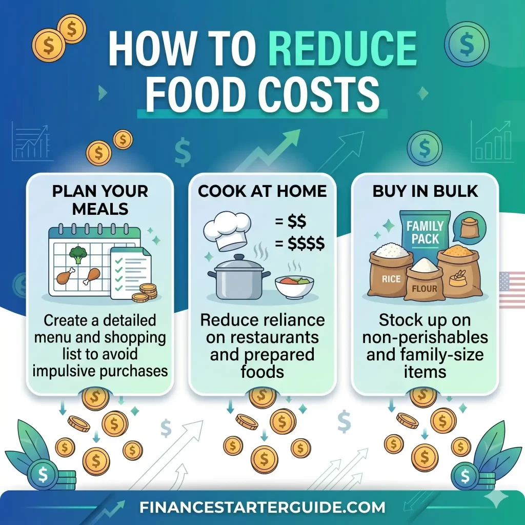 ways to reduce food costs on low income