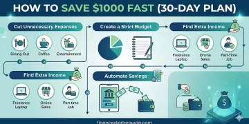 how to save $1000 fast USA