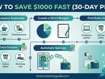 how to save $1000 fast USA