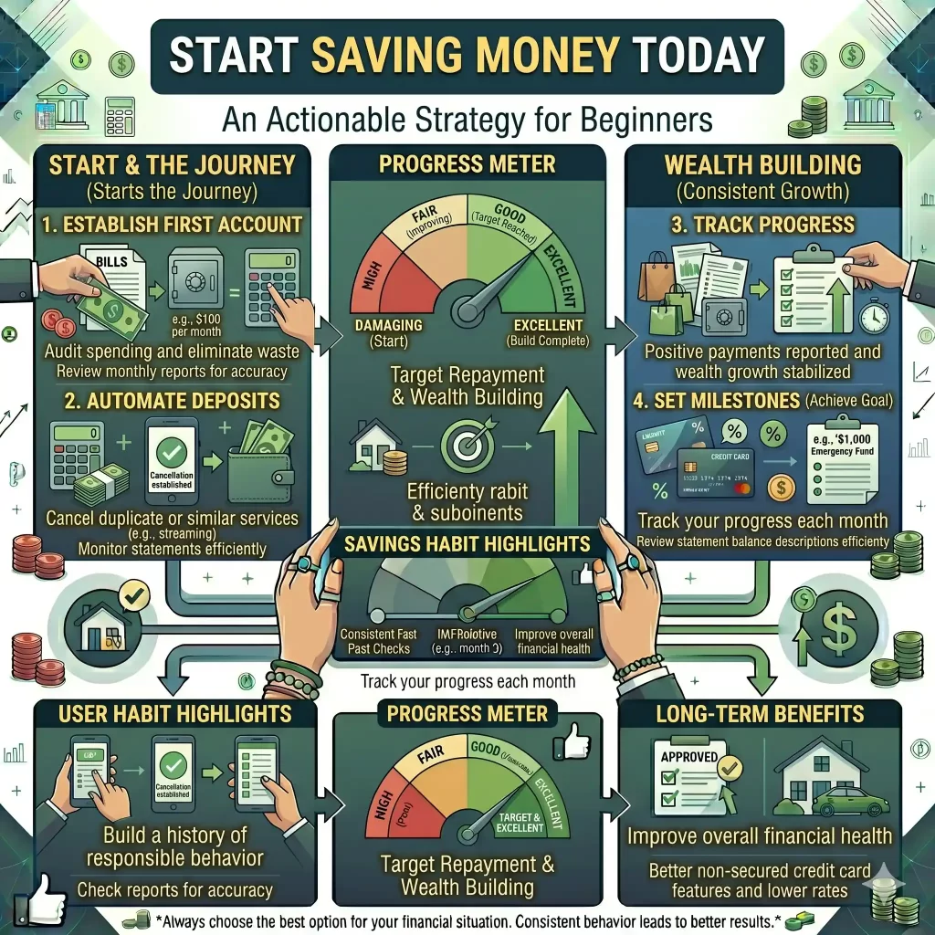 start saving money today USA guide