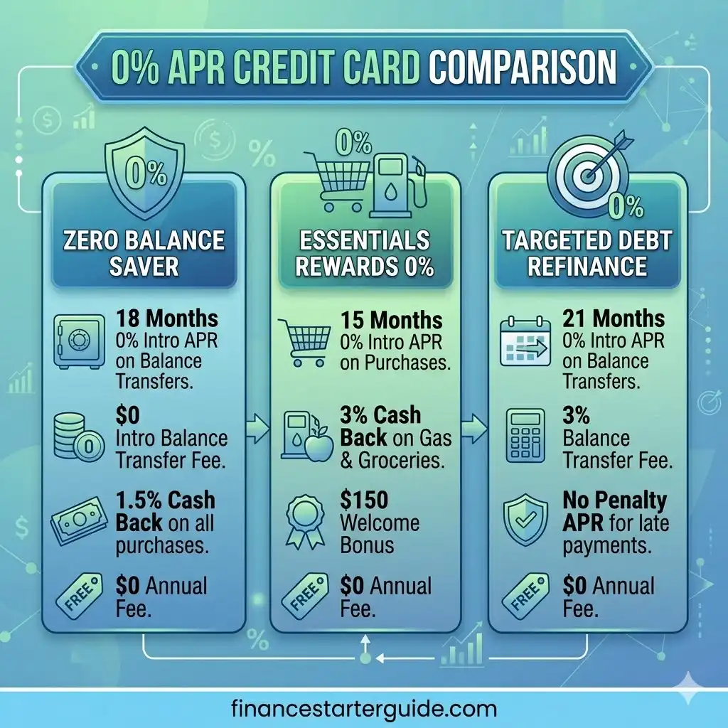 0 apr credit card comparison