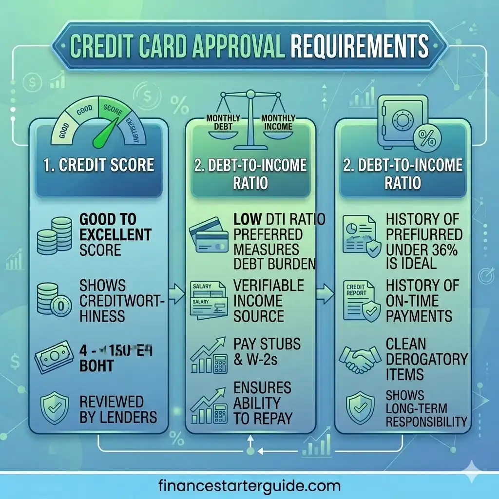 credit card approval requirements