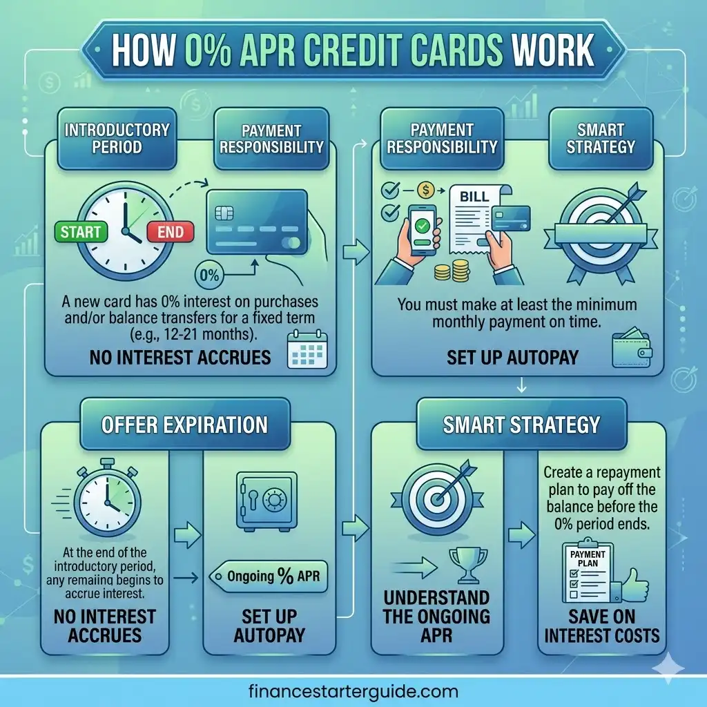 how 0 apr credit cards work