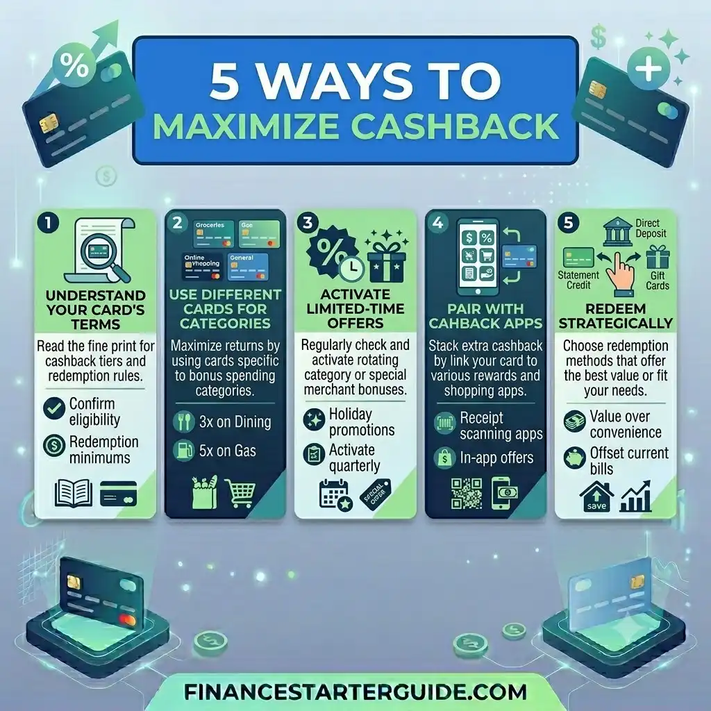 maximize cashback rewards