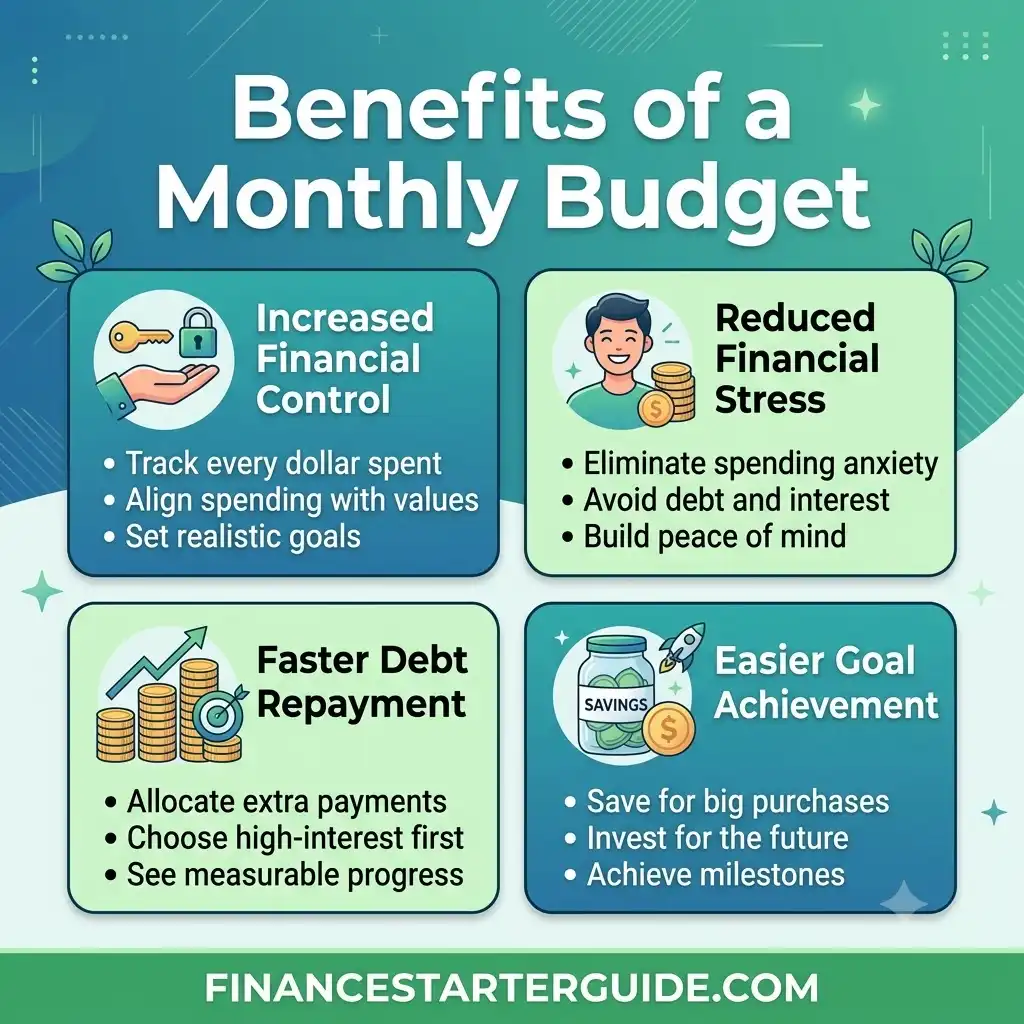 benefits of monthly budgeting
