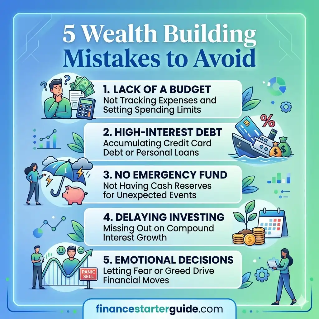 wealth building mistakes