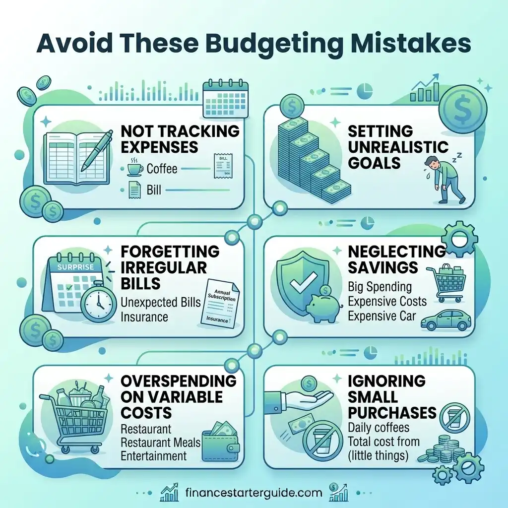 common budgeting mistakes