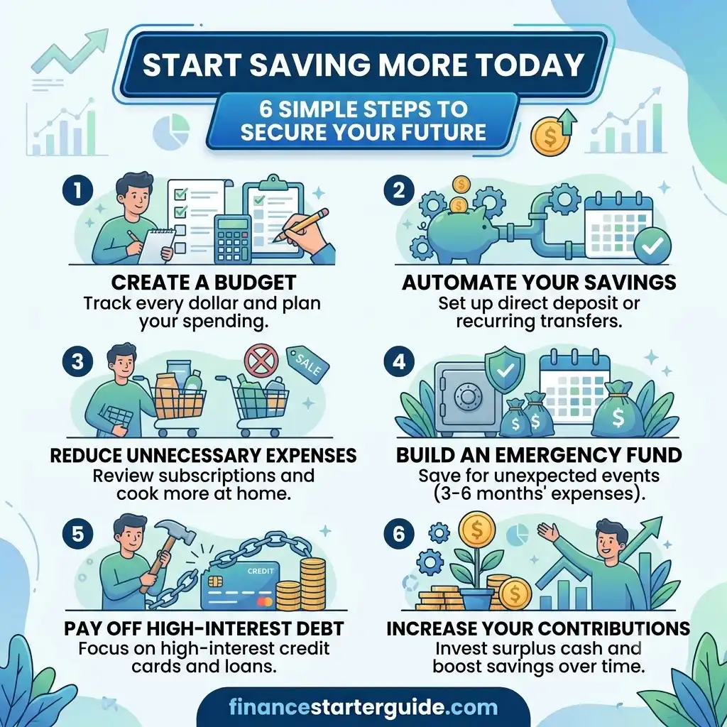 how to increase your savings without increasing income